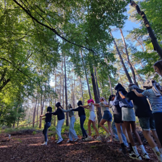 Teambuilding vertrouwenspel