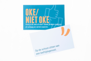 Oké?! spel oké-niet oké kaart seksueel grensoverschrijdend gedrag